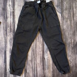Zara Charcoal Jogger Pants NEW Size 8/9